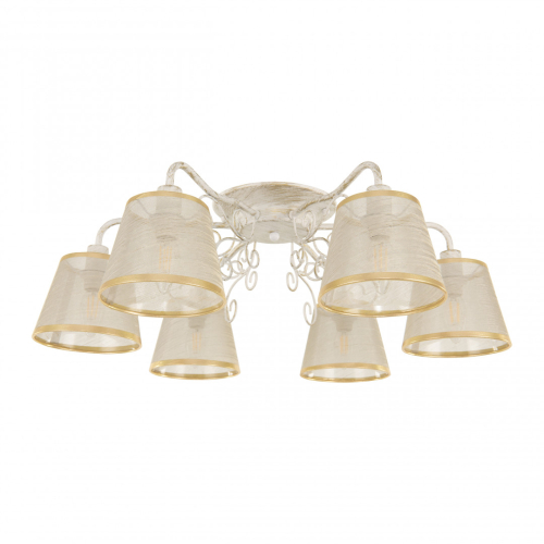 Потолочная люстра Arte Milano 341120/6 WT+G изображение в интернет-магазине Cramer Light фото 4