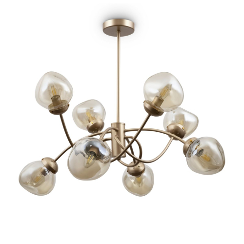 Люстра на штанге Freya Volani FR8017PL-08MG изображение в интернет-магазине Cramer Light фото 9