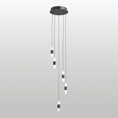 Каскадная люстра Lussole Hopkins LSP-7399 изображение в интернет-магазине Cramer Light