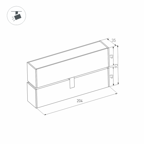 Светильник на шине Arlight 026988 изображение в интернет-магазине Cramer Light фото 3