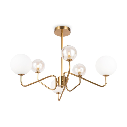 Люстра на штанге Freya Dewy FR5241PL-06BZ изображение в интернет-магазине Cramer Light фото 7