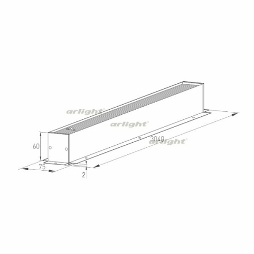 Шинопровод Arlight MAG-TRACK-4560-F 028062(1) изображение в интернет-магазине Cramer Light фото 3