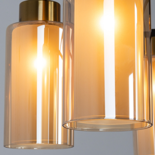 Потолочная люстра Arte Lamp Leo A7027PL-8BK изображение в интернет-магазине Cramer Light фото 4