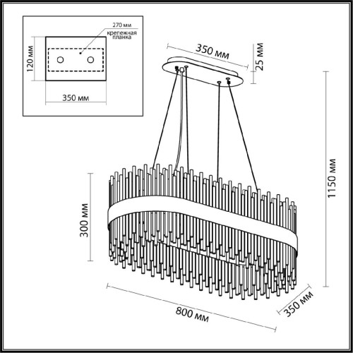 Подвесная люстра Odeon Light Focco 4722/24 изображение в интернет-магазине Cramer Light фото 4