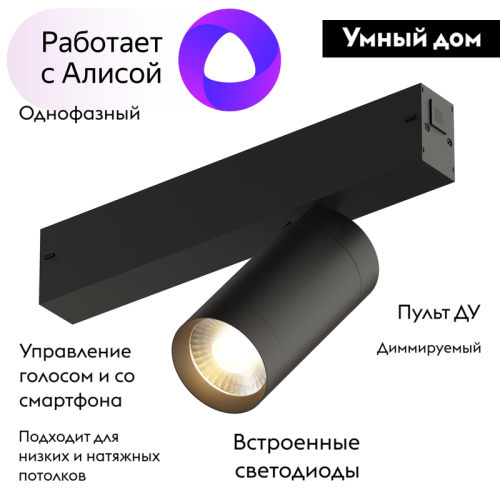 Трековый светильник Denkirs DK8010-BK изображение в интернет-магазине Cramer Light фото 2