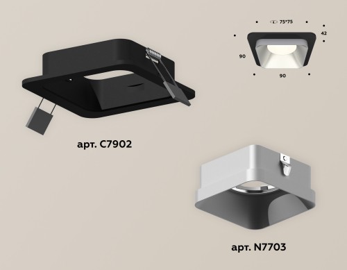 Встраиваемый светильник Ambrella Light Techno XC7902003 (C7902, N7703) изображение в интернет-магазине Cramer Light фото 2