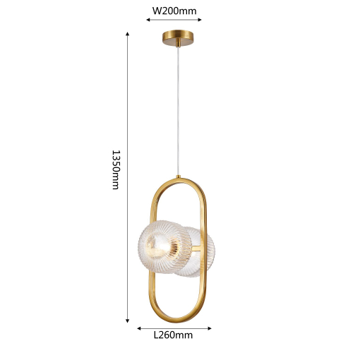 Подвесной светильник Favourite Malinconia 4051-2P изображение в интернет-магазине Cramer Light фото 2