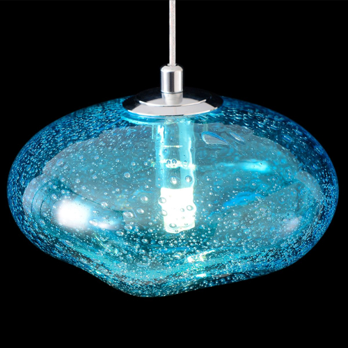 Подвесной светильник Crystal Lux FORMLESS SP1 BLUE изображение в интернет-магазине Cramer Light фото 3