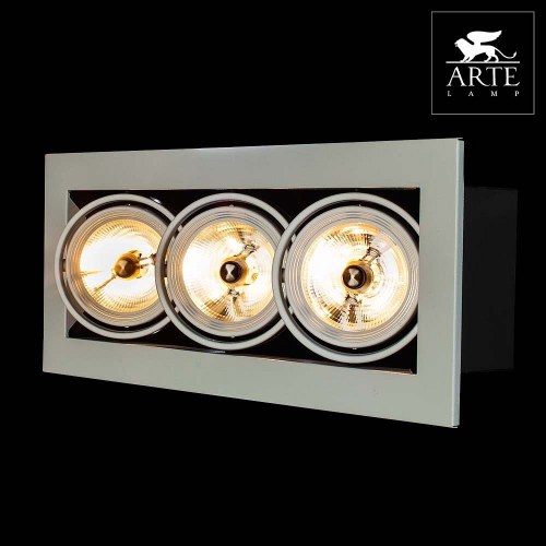Встраиваемый светильник Arte Lamp Technika A5930PL-3WH изображение в интернет-магазине Cramer Light фото 4