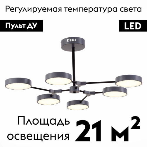 Потолочный светильник Evoluce Monta SLE6003-702-06 изображение в интернет-магазине Cramer Light фото 2