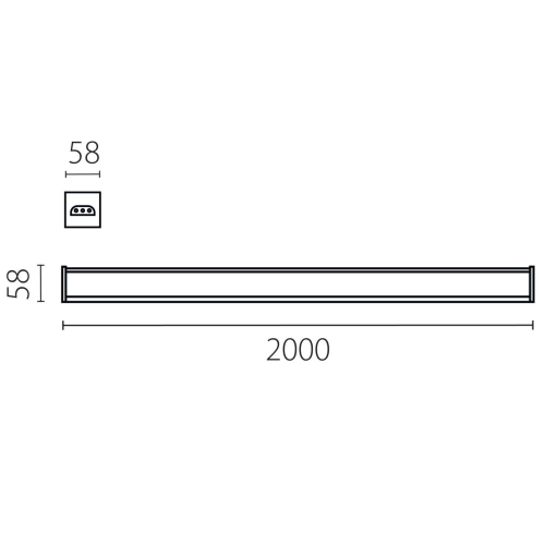 Линейный светильник Lightstar Trito 456807 изображение в интернет-магазине Cramer Light фото 2
