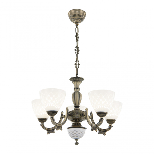 Подвесная люстра Arte Milano 343837/5 AB изображение в интернет-магазине Cramer Light