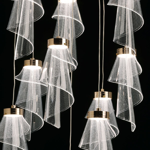 Каскадная люстра De Markt Конти 488013110 изображение в интернет-магазине Cramer Light фото 5