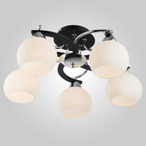 Потолочный светильник Eurosvet 9654/5 хром/черный 00000065865 изображение в интернет-магазине Cramer Light