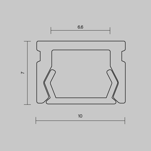 Алюминиевый накладной профиль Maytoni 631001 изображение в интернет-магазине Cramer Light фото 5