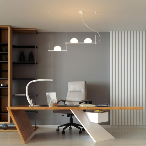 Подвесной светильник Eurosvet Stair 70145/3 белый a061371 изображение в интернет-магазине Cramer Light фото 3