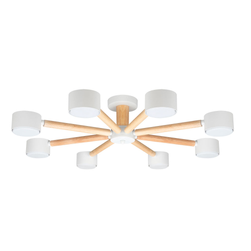 Потолочные люстры Arte Lamp Tenda A1624PL-8WH изображение в интернет-магазине Cramer Light