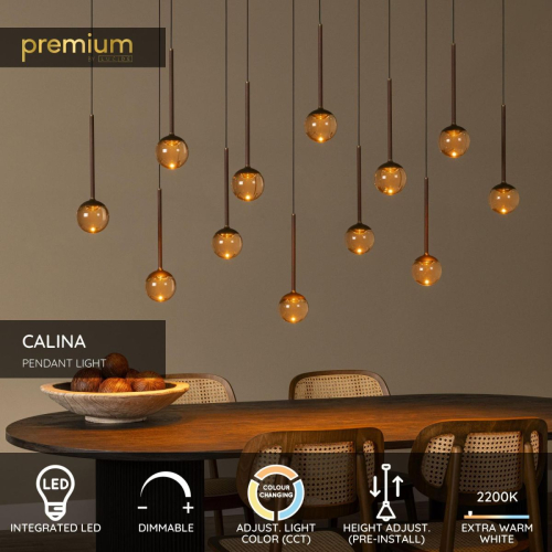 Подвесная люстра Lucide Calina 24406/86/96 изображение в интернет-магазине Cramer Light фото 3