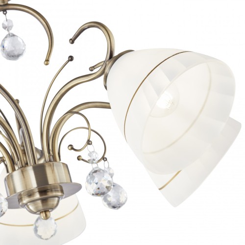 Подвесная люстра Arte Milano Amalfi 339656/5 AB изображение в интернет-магазине Cramer Light фото 5