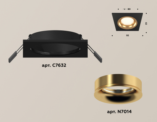 Встраиваемый светильник Ambrella Light Techno XC7632005 (C7632, N7014) изображение в интернет-магазине Cramer Light фото 2