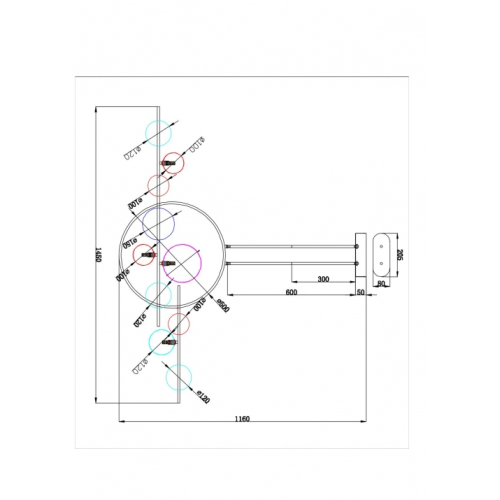 Потолочная люстра Arte Lamp Saturn A7790SP-75BK изображение в интернет-магазине Cramer Light фото 5