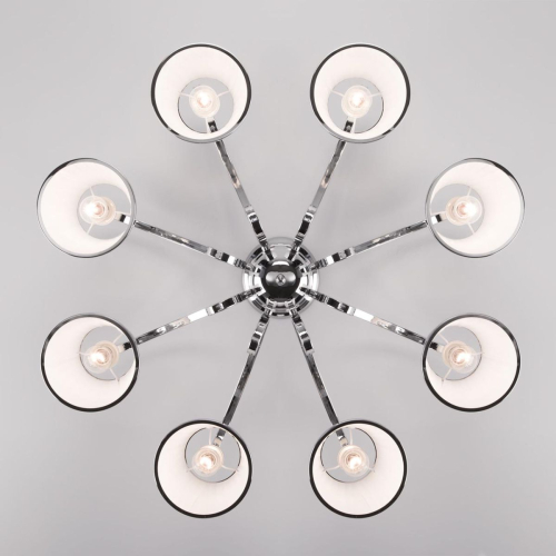 Потолочная люстра Eurosvet Tessa 60088/8 хром изображение в интернет-магазине Cramer Light фото 3