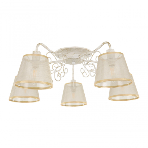 Потолочная люстра Arte Milano 341120/5 WT+G изображение в интернет-магазине Cramer Light