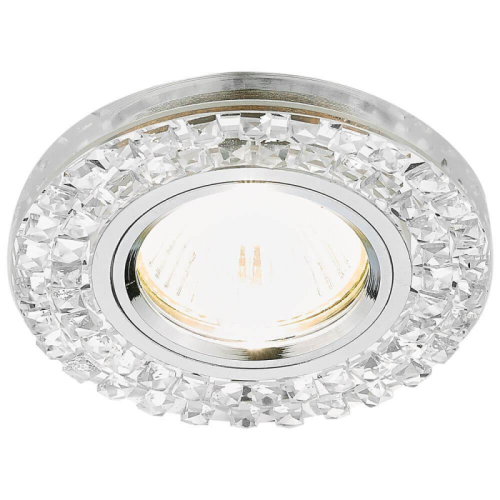 Встраиваемый светильник Ambrella Light Crystal K8060 CH S изображение в интернет-магазине Cramer Light