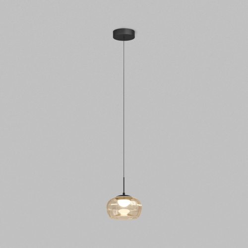 Подвесной светильник Denkirs Floa DK6741-BK+AM изображение в интернет-магазине Cramer Light