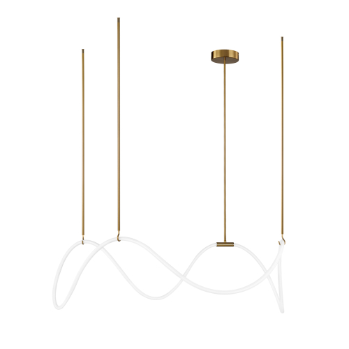Подвесной светильник Loft IT Thread 10388P/C Brass изображение в интернет-магазине Cramer Light