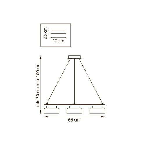 Подвесная люстра Lightstar Fico II 740167 изображение в интернет-магазине Cramer Light фото 3