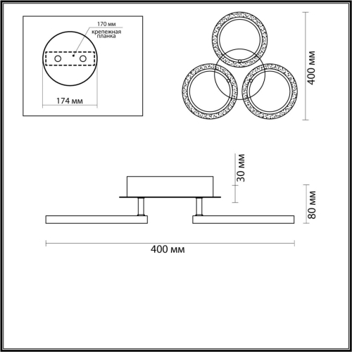 Потолочная светодиодная люстра Lumion Ledio 5203/48CL изображение в интернет-магазине Cramer Light фото 2