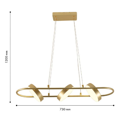 Подвесная люстра F-Promo Abris 4677-3P изображение в интернет-магазине Cramer Light фото 3