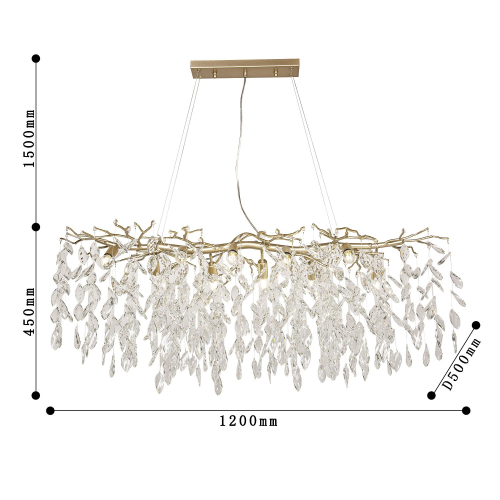 Подвесная люстра Favourite Brillo 3056-10P изображение в интернет-магазине Cramer Light фото 2