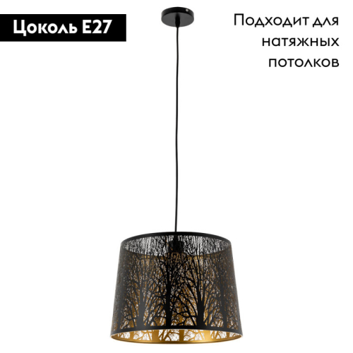 Подвесной светильник ARTE Lamp A2769SP-1BK изображение в интернет-магазине Cramer Light фото 2