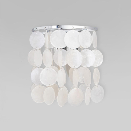 Настенный светильник Eurosvet Sandra 60084/2 хром/перламутр изображение в интернет-магазине Cramer Light фото 2