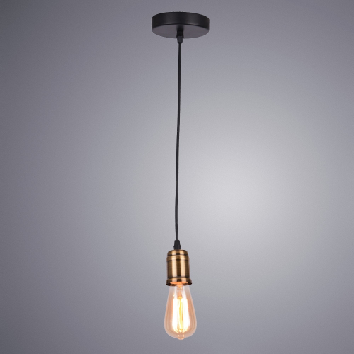 Подвесной светильник Arte Lamp Mazzetto A4290SP-1BK изображение в интернет-магазине Cramer Light фото 4