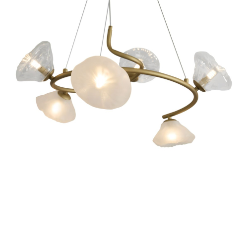 Подвесная люстра Freya Bless FR5567PL-06G изображение в интернет-магазине Cramer Light фото 5