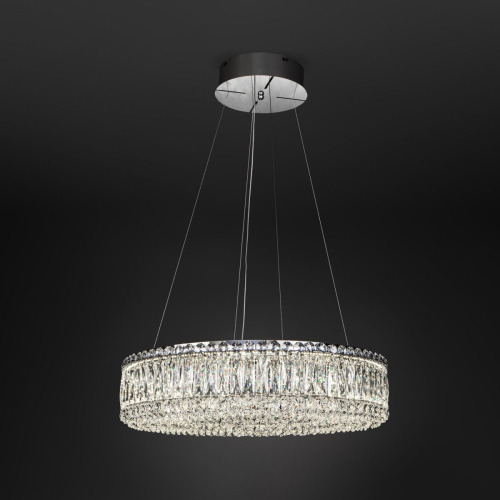 Подвесная люстра Eurosvet Iride 101007 LED хром a071458 изображение в интернет-магазине Cramer Light фото 3