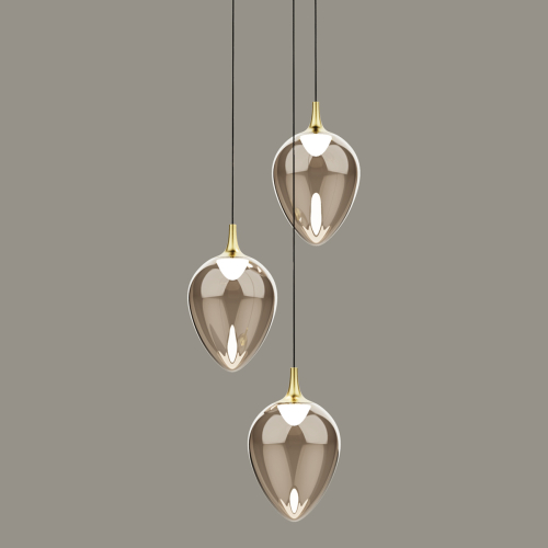Подвесной светильник Delight Collection MD24001012-3A brass/champagne изображение в интернет-магазине Cramer Light фото 2