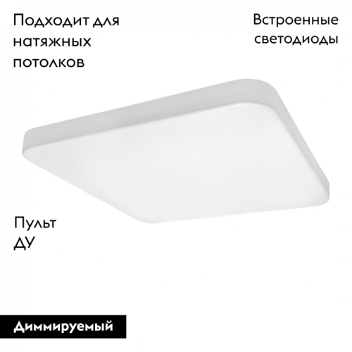 Потолочный светодиодный светильник Arte Lamp Scena A2669PL-1WH изображение в интернет-магазине Cramer Light фото 2
