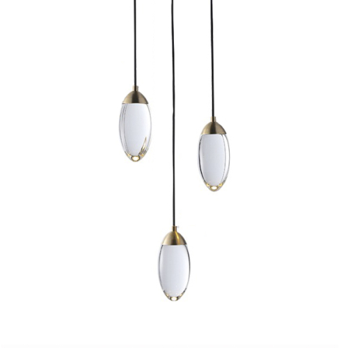 Подвесной светильник DeLight Collection Celestial MT8848-3H brass изображение в интернет-магазине Cramer Light