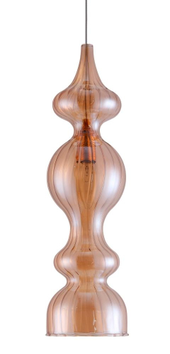 Подвесной светильник Crystal Lux Iris SP1 A Amber изображение в интернет-магазине Cramer Light фото 2
