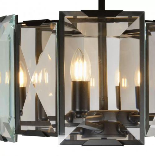 Подвесная люстра iLamp Panorama 6113-550BK изображение в интернет-магазине Cramer Light фото 3