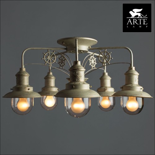 Потолочная люстра Arte Lamp Sailor A4524PL-5WG изображение в интернет-магазине Cramer Light фото 4