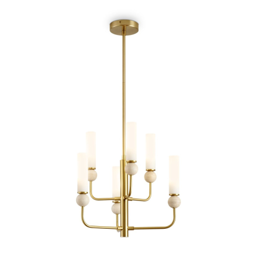 Люстра на штанге Freya Sunspot FR5482CL-06BS1 изображение в интернет-магазине Cramer Light