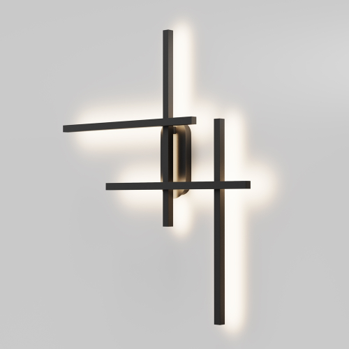 Настенный светильник Maytoni Halo MOD248WL-L24BK изображение в интернет-магазине Cramer Light фото 4