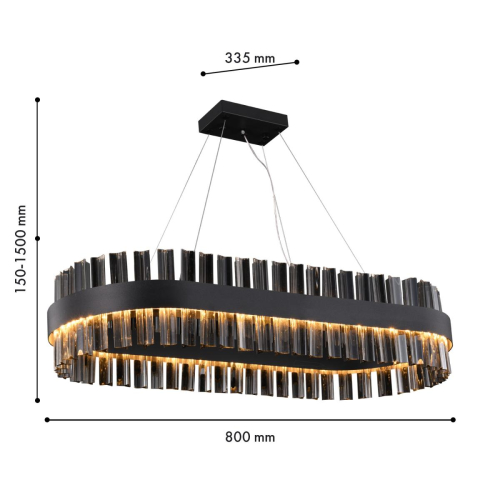 Подвесная люстра Favourite Marquis 4262-8P изображение в интернет-магазине Cramer Light фото 2