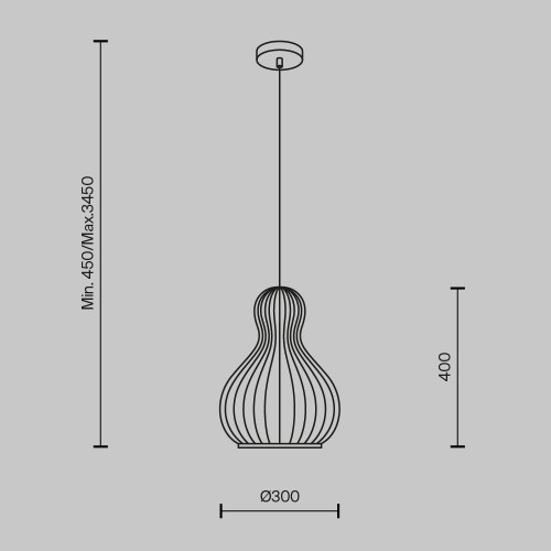 Подвесной светильник Maytoni Roots MOD192PL-01W1 изображение в интернет-магазине Cramer Light фото 6