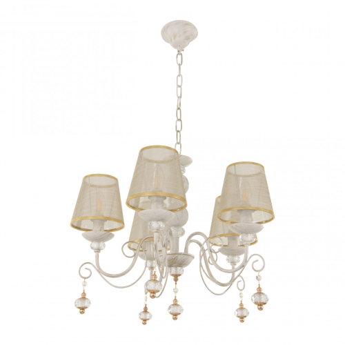 Подвесная люстра Arte Milano 347620/5 WT+G изображение в интернет-магазине Cramer Light фото 4